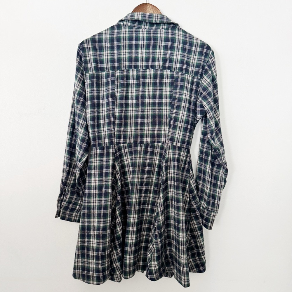Blue green plaid lulus dress small - Picture 4 of 4